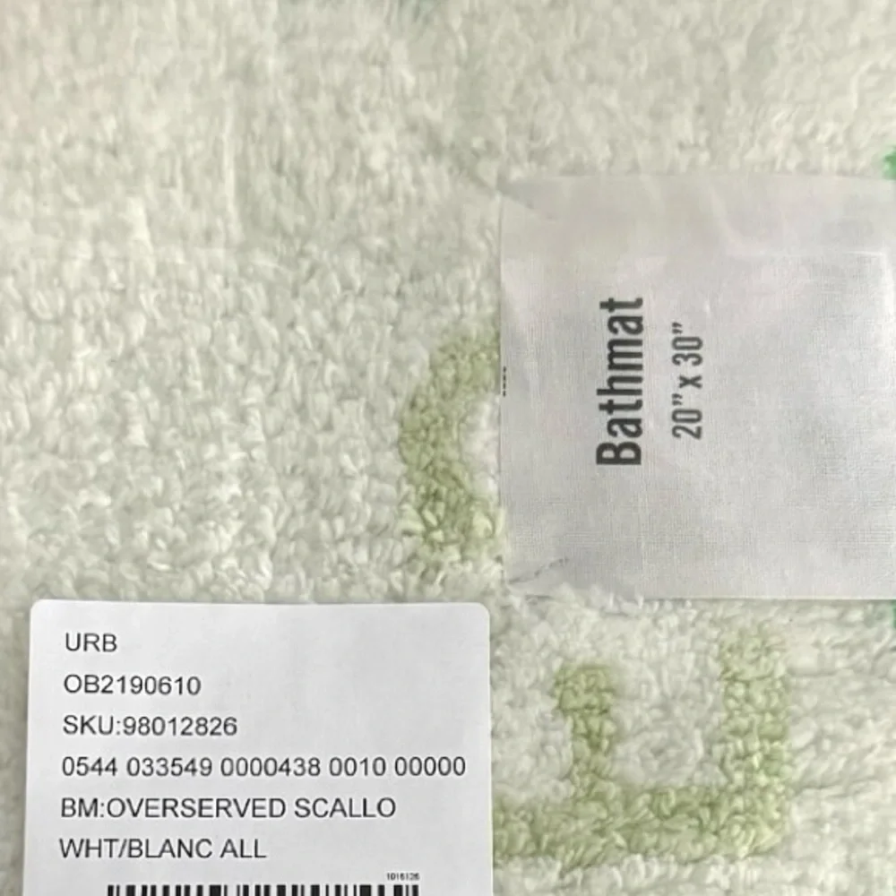 Tennis Overserved Plush Bath Rug from Urban Outfitters